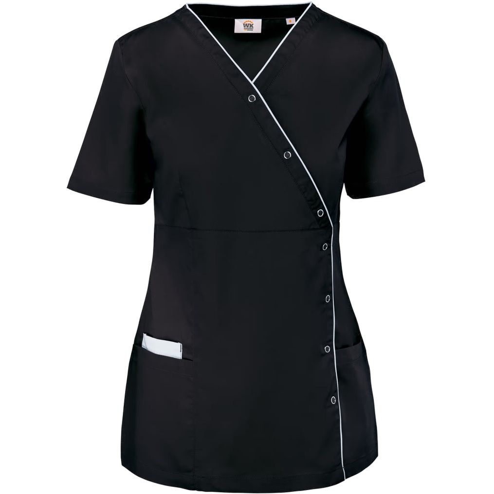 Image produit Bluzka robocza z poliestru i bawełny z guzikami-klipsami dla kobiet wk506