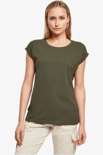 Image produit Ladies extended shoulder tee Cotton viscose T-shirt by021