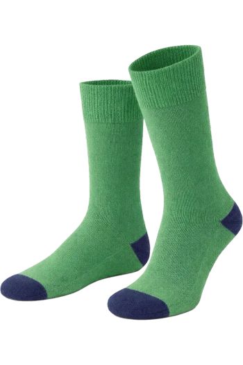 Morgan chaussettes chaussette 201 - Vert prairie / Bleu nuit