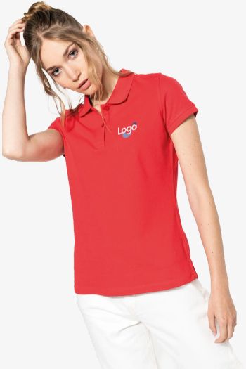 Image produit Short-sleeved polo shirt for women k242