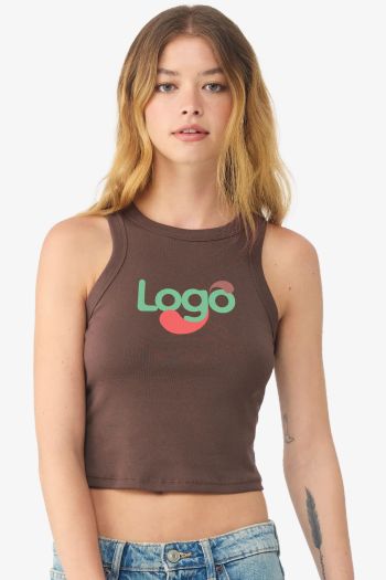 Image produit Mujeres micro rib racer tank be-1019