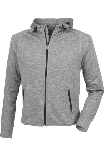 Ladies Running Hoodie Sudadera con capucha tl551 - Grey marl