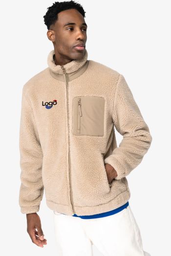 Image produit Veste col sherpa unisexe ns612 personnalisable