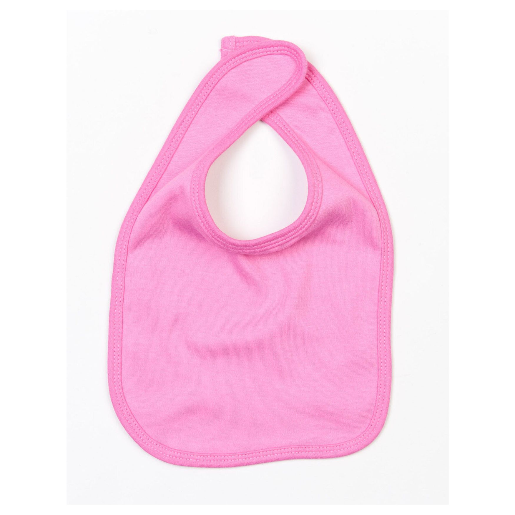 Baby bib Cotton double bib bz12 - Bubblegum pink