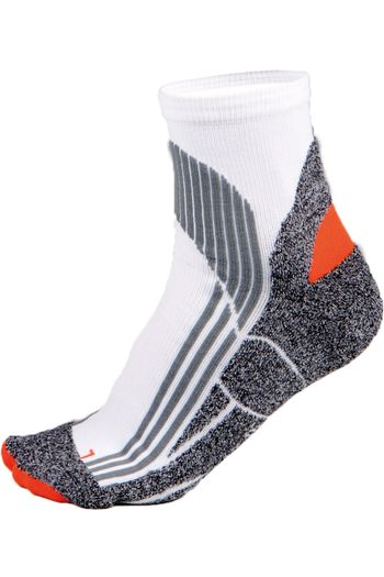 Sportstrumpor för löpning pa035 - White / Grey / Orange
