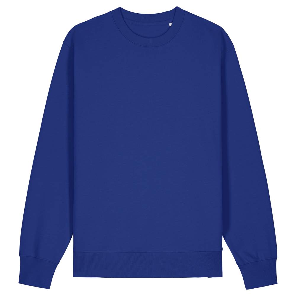 Cambio 2.0 Maglione in cotone biologico personalizzazione stsu178 - Worker blue