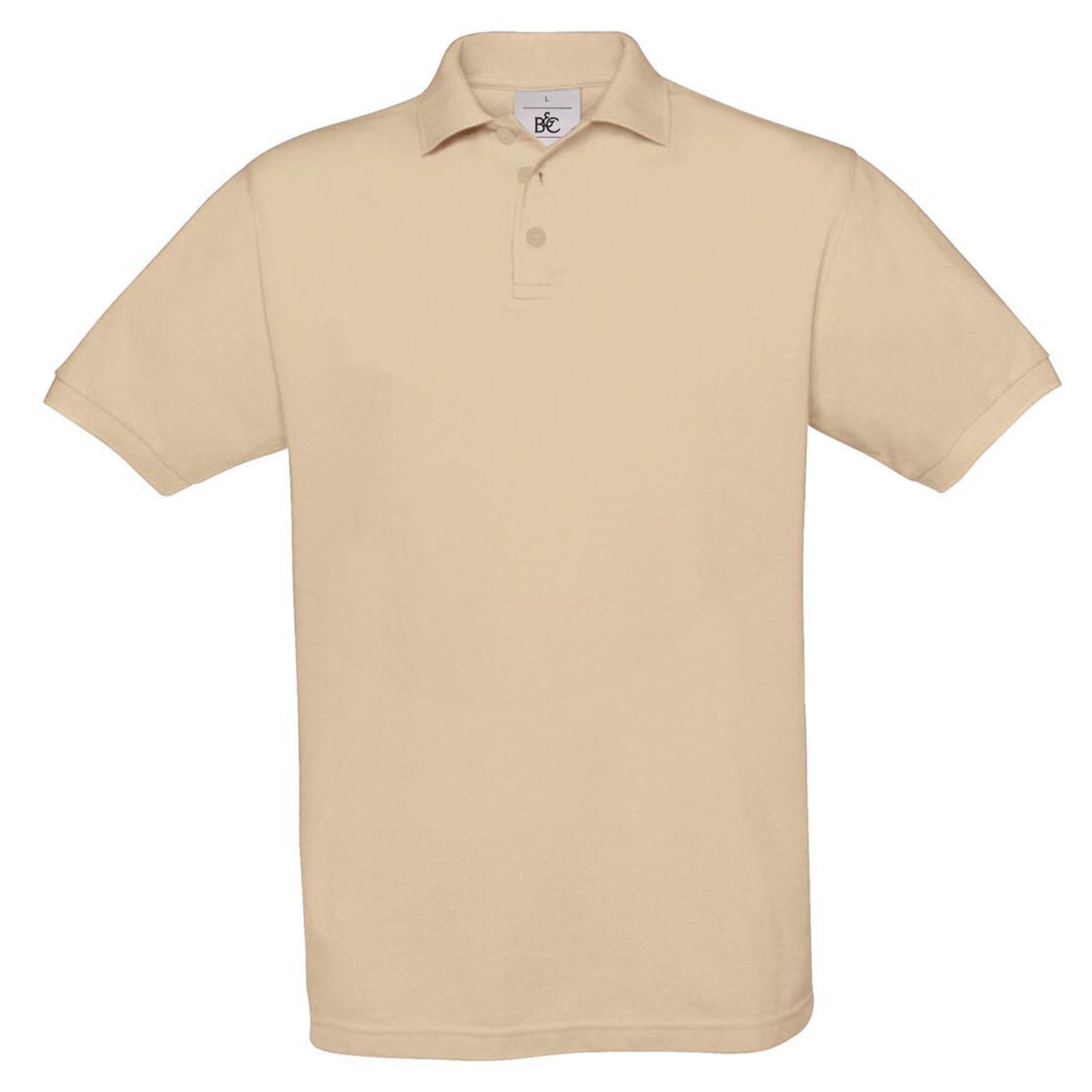 SAFRAN Polo coton boutons pu409 - Sand