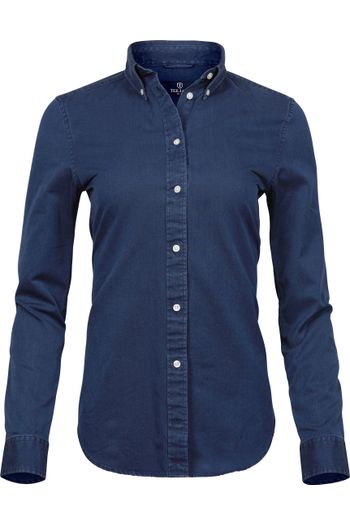 Camisa casual de lino 4003 - Indigo
