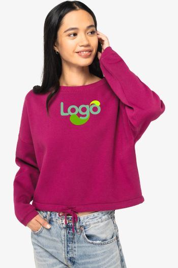 Image produit Sweat col rond femme ns429
