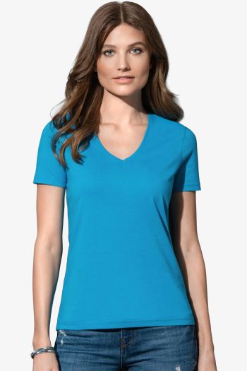 Image produit Classic-t v-neck Tee shirt bawełna jersey st2700