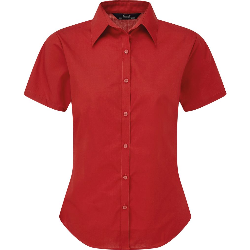 Image produit Poplin short-sleeved blouse for women pr302