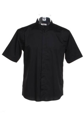 Camisa Bargear cuello mandarín kk122 - Black