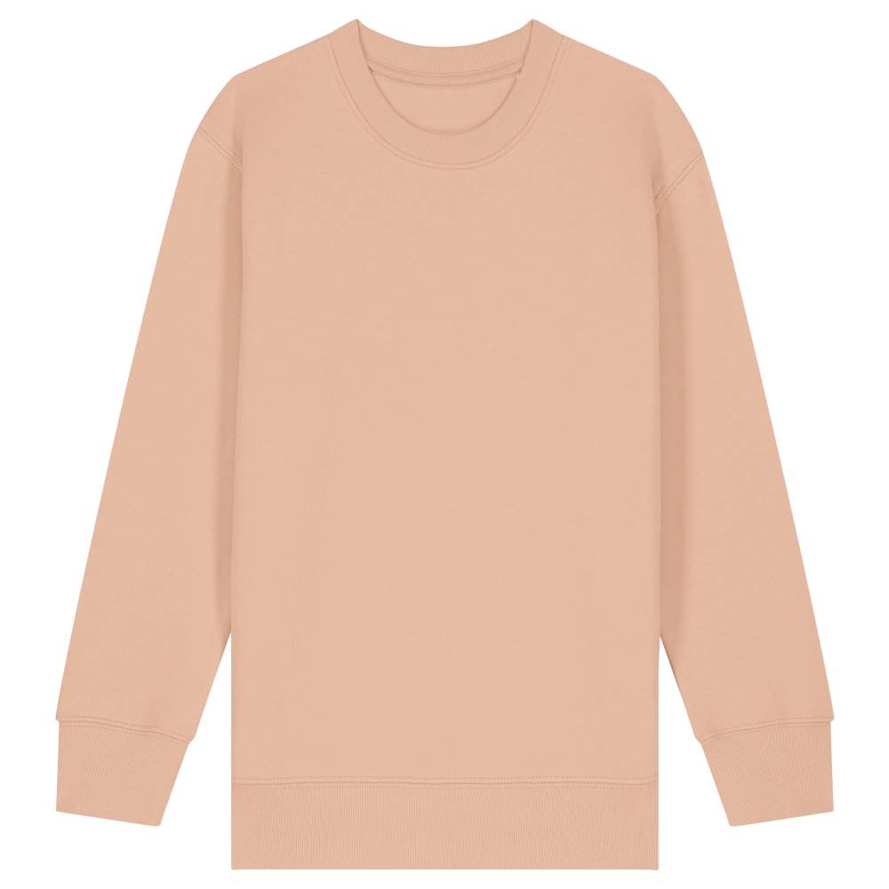 Mini changer 2.0 Kinder Baumwoll Sweatshirt personalisierung stsk181 - Fraiche peche