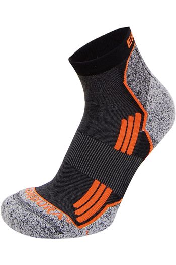 Korte klimasocks® trail 1049 - Grey / Orange