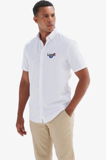 Image produit Men's short sleeved 'cotton feel' coolplus® shirt
