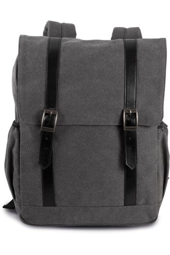 Cotton-Stofftragebag ki0143 - Washed dark grey