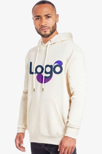 Podstawowy sweatshirt z kapturem z bawełny i poliestru m04