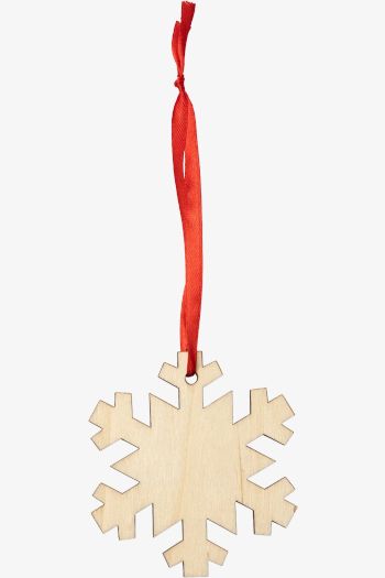 Image produit JINGLE Schneeflocke Holz xm1305-fl