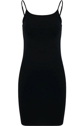 Stretch jersey dress jurk by313 - Black