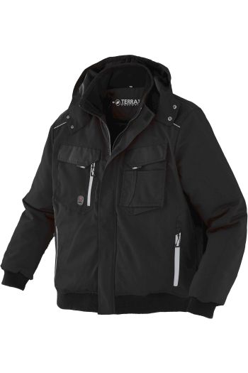 Men´s pilot jacket Veste parka blouson 62112 - Black