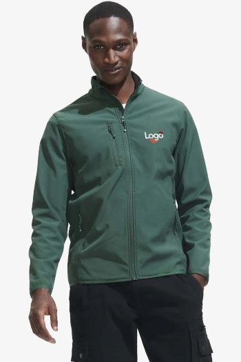 Image produit Radian men Zippered softshell polyester jacket 03090