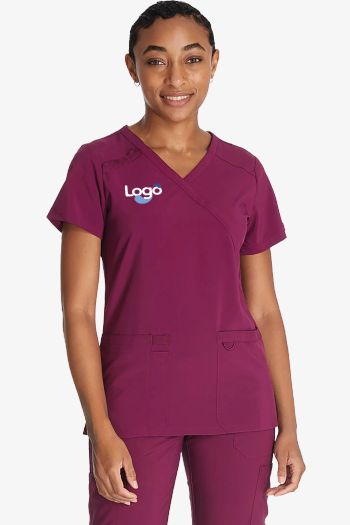 Image produit Blusa de trabajo tipo cache-corazón para mujer dke625