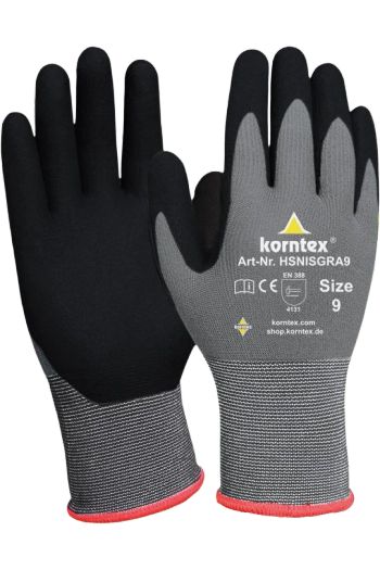 Guante de nitrilo izmir hsnis - Black / Grey