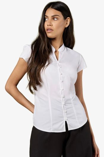 Continental blouse mandarijnkraag kk727