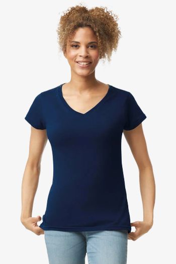 Image produit Camiseta con cuello en V para Mujeres 64V00L 64v00l