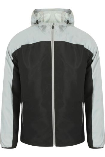Hi viz jacket chaqueta cortaviento tl560 - Black / Reflective