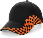 black/orange
