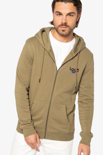 Image produit Sweat zippé capuche unisexe ns402