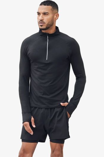 Image produit Long sleeved 1/4 zip tee-shirt manche longue tl562