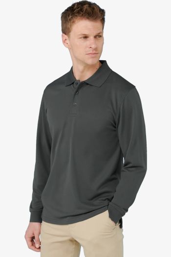 Image produit Unisex long sleeved polo shirt Polo he-h478