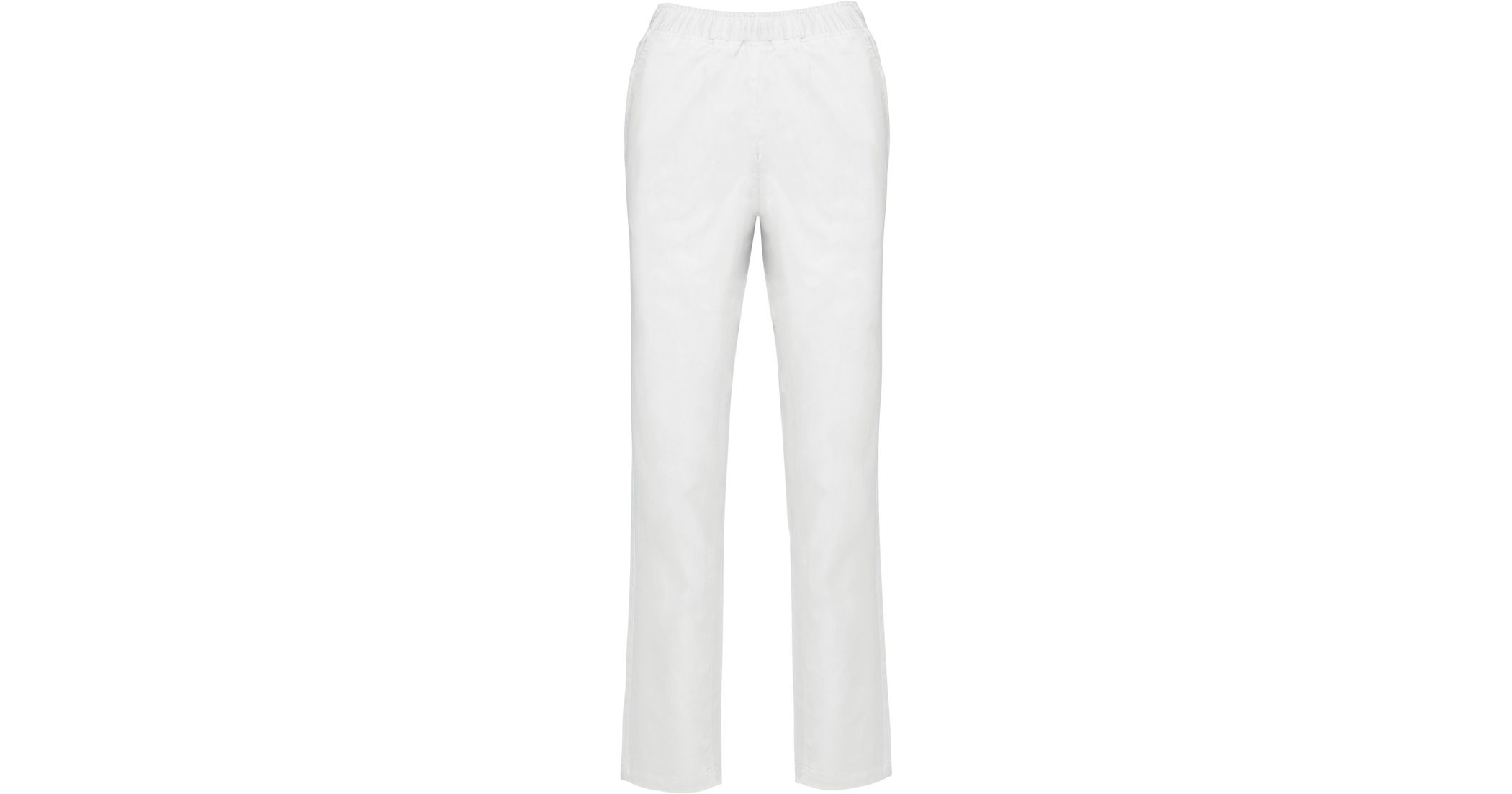 Pantalon polycoton femme WK DESIGNED TO WORK wk708 White