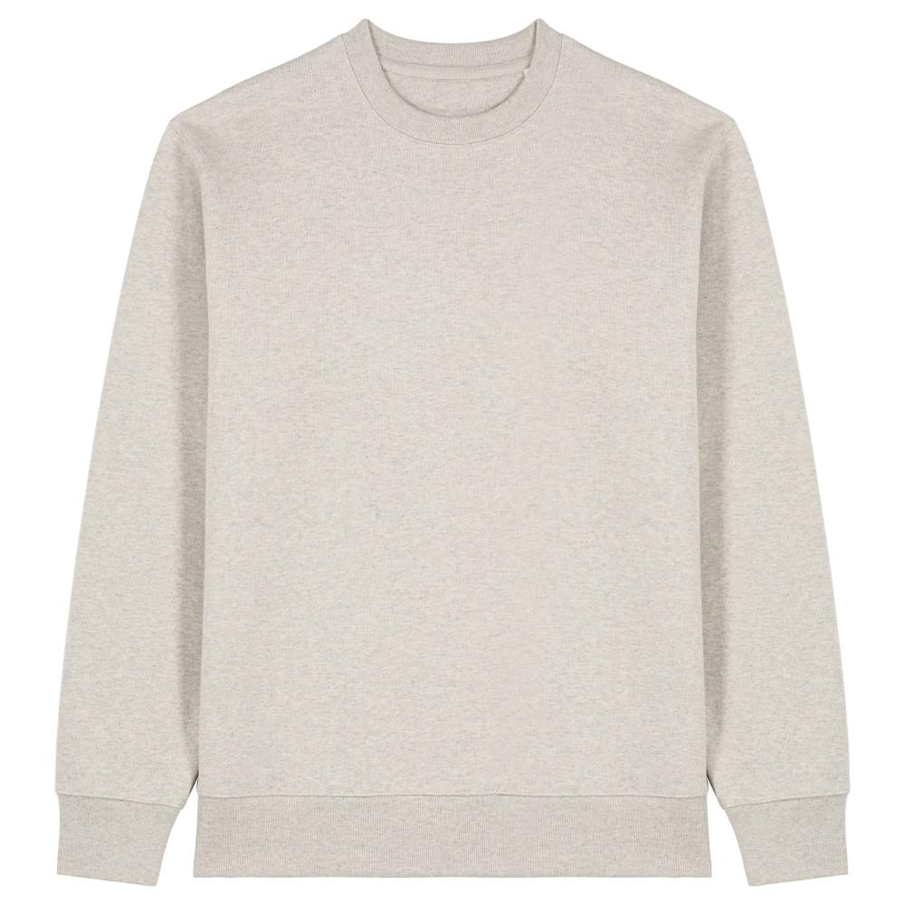 Cambio 2.0 Maglione in cotone biologico personalizzazione stsu178 - Heather haze
