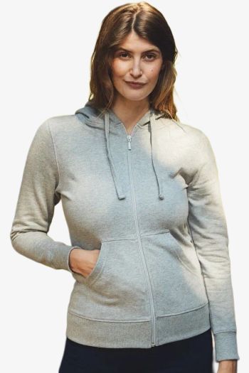 Image produit Ladies zip hoodie Bio katoen sweatshirt o83301