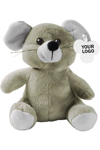 Plush mus speedy Peluche mus 8091 - Grey