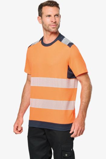 Image produit T Shirt Sécurité Recyclé Manches Courtes Unisexe tee-shirt wk360