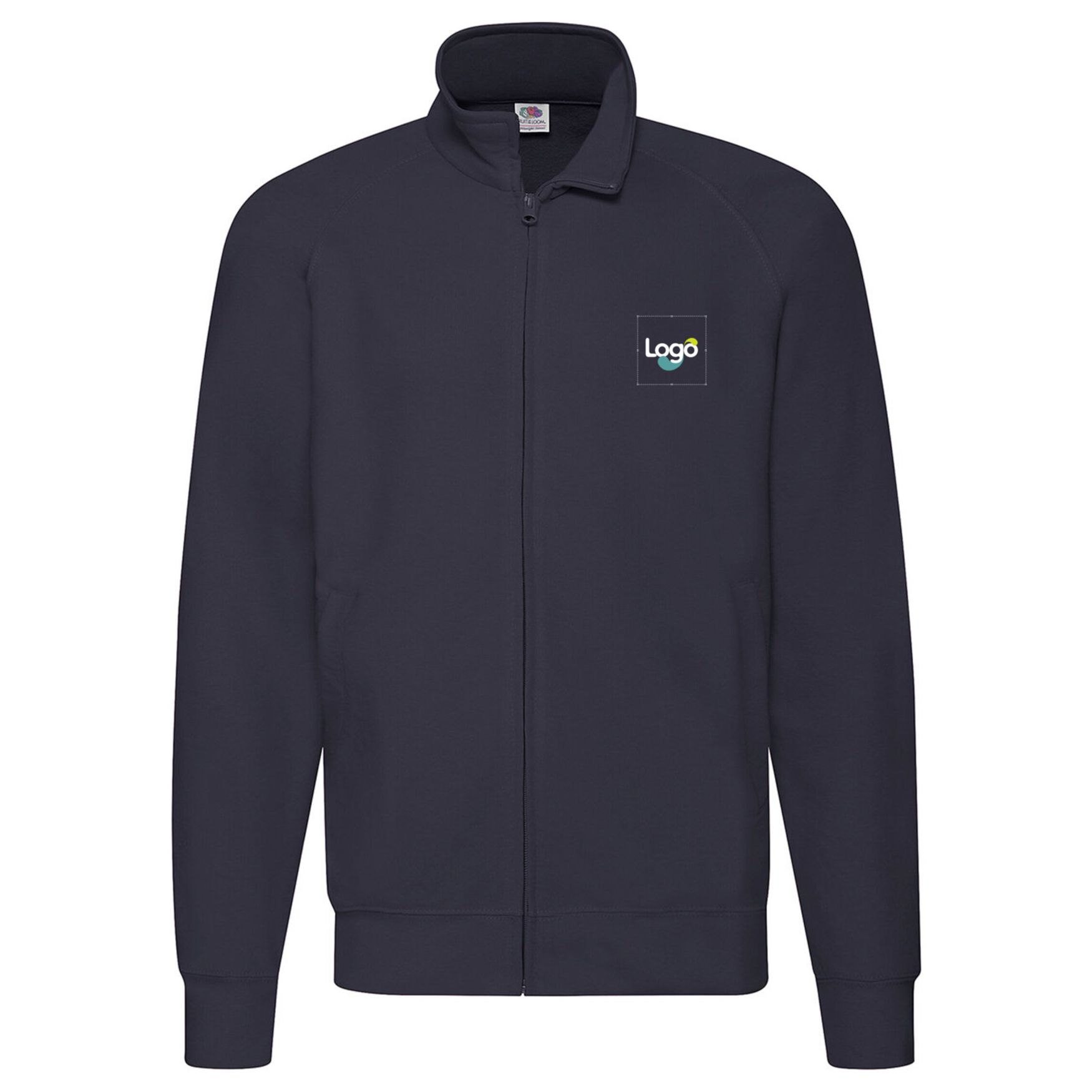 Lightweight sweat jacket 62-160-0 personnalisation - Bleu fonce