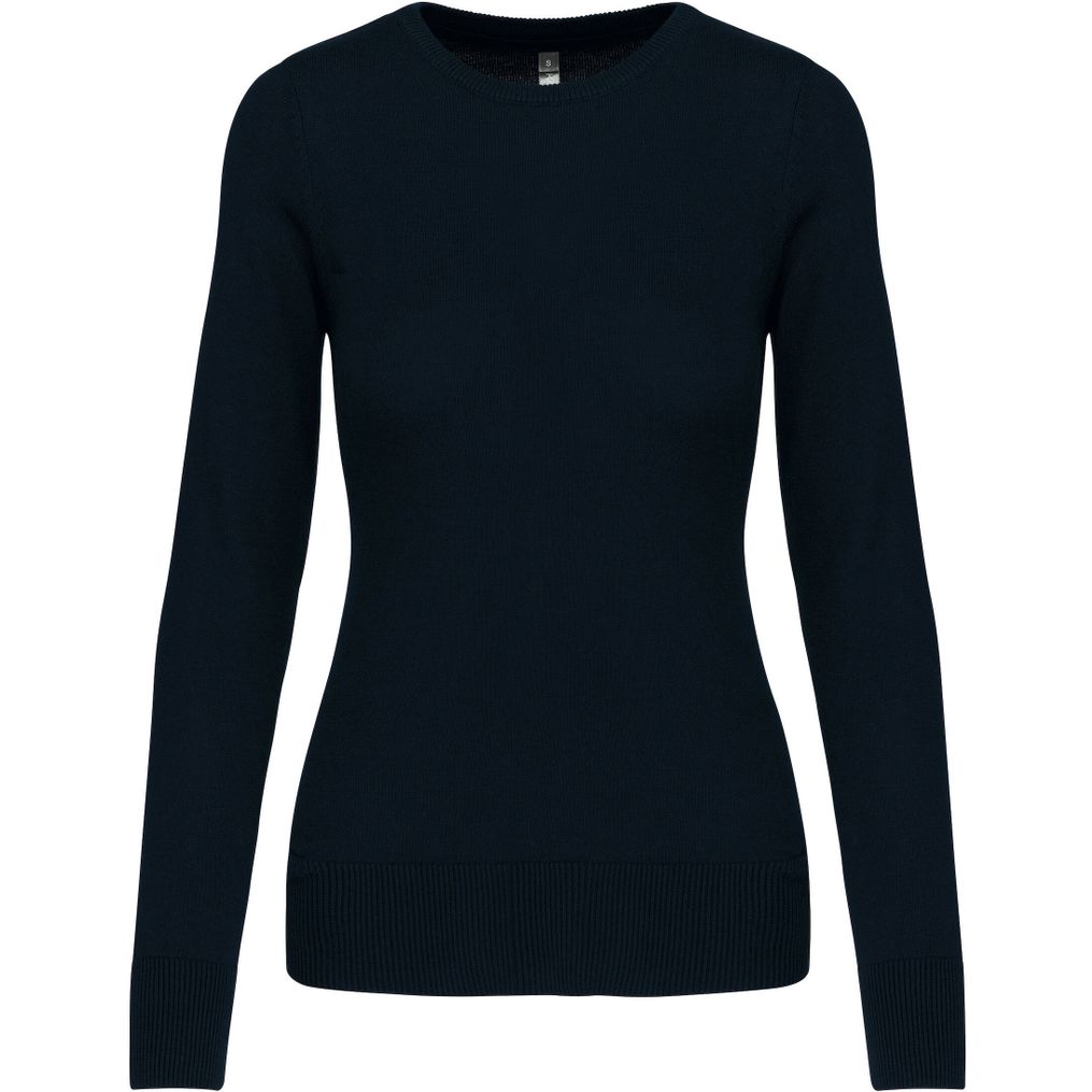 Image produit Round neck woman's pullover, Cotton acrylic pullover, k968