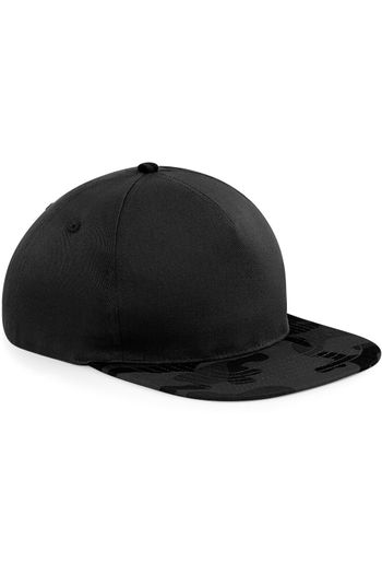Snapback muts camouflage b691 - Black / Midnight camo
