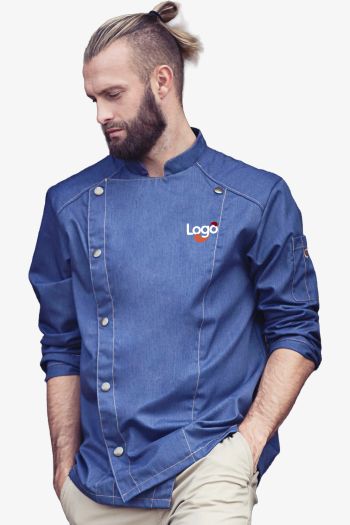 Image produit Chef jacket jeans-style keukenjas jm24