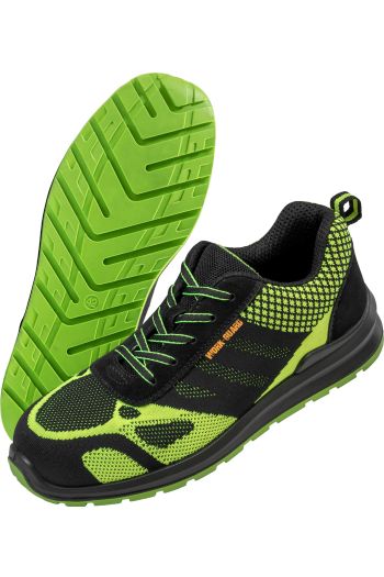 Hicks safety trainer Sicherheitsschuhe r458x - Neon green / Black