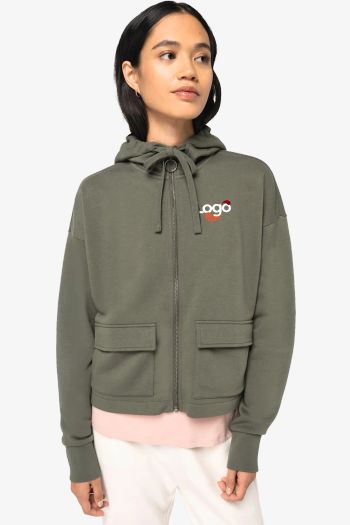 Image produit Sweat zippé femme ns409