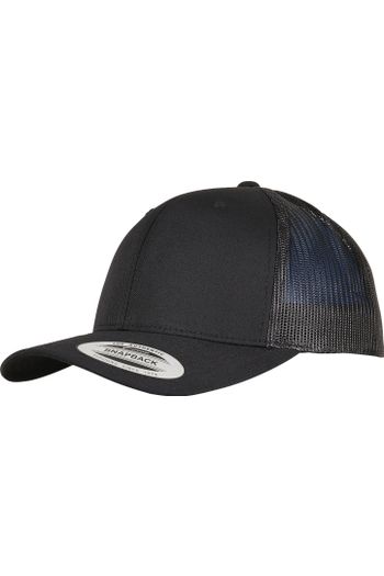 Gorra de tela de poliéster reciclado 6606tr - Black