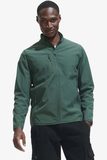 Image produit Radian men Chaqueta con cremallera softshell de poliéster 03090