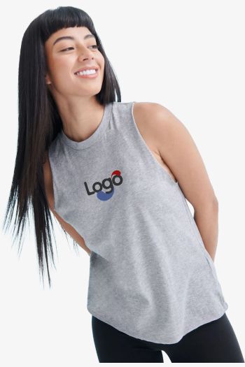 Image produit Women's high neck slash armhole vest Dame-top sk232