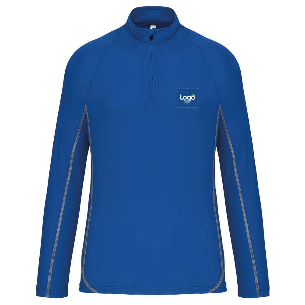 Felpa running uomo pa335 personalizzazione - Sporty royal blue
