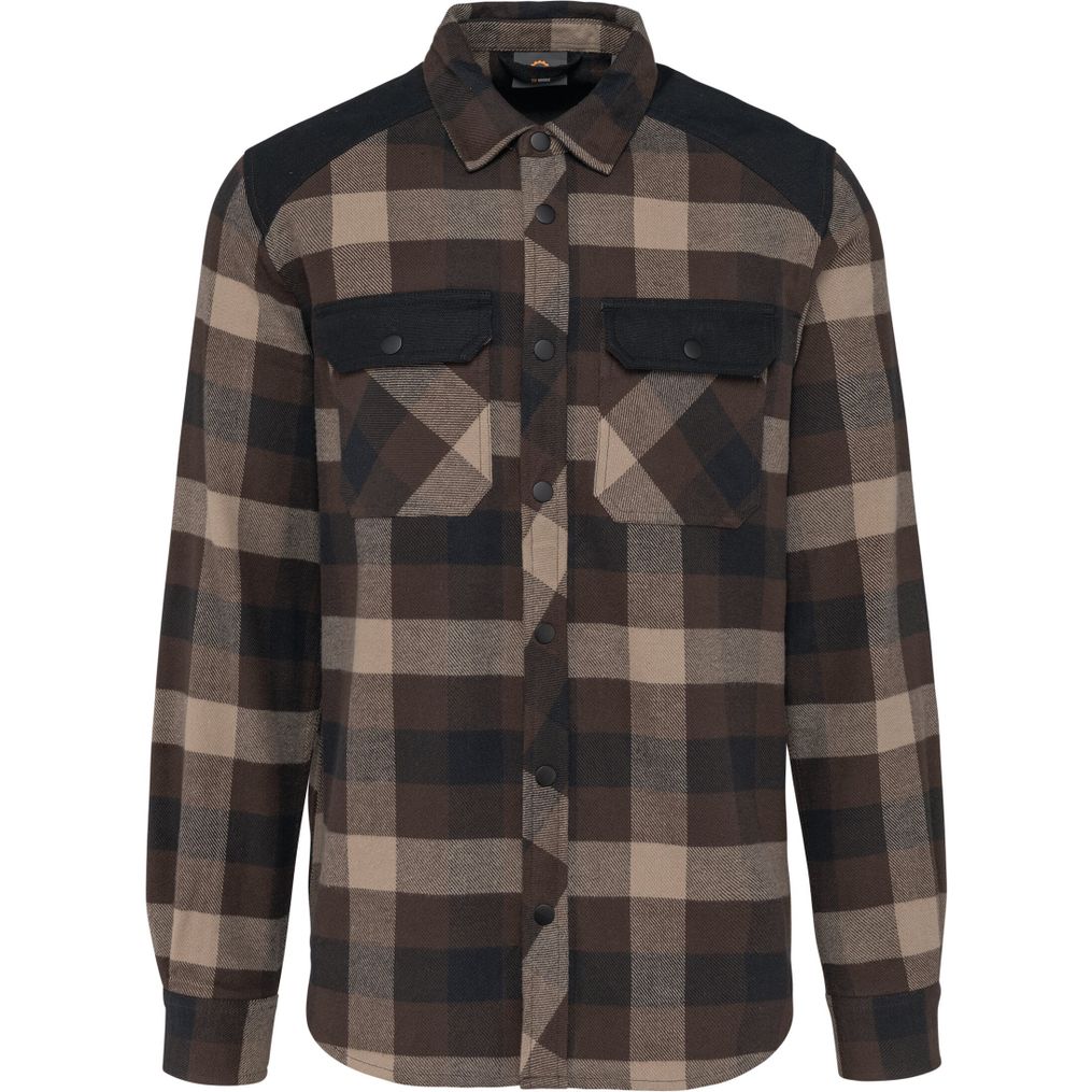 Image produit Checked cotton shirt for men wk520